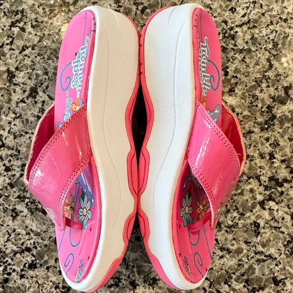 Skechers Twinkle Toes Sandals Butterfly Glittery Straps Adventures size 13 - Picture 10 of 11